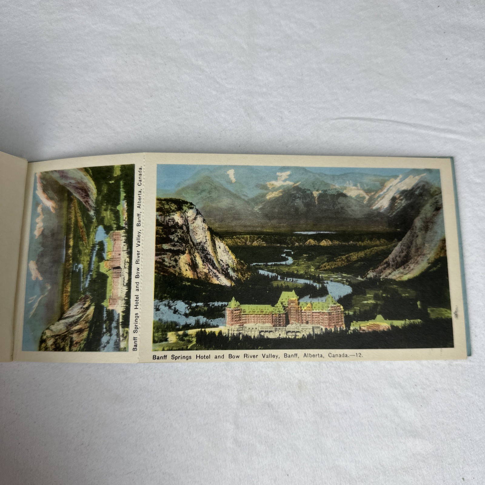 Vintage PECO Banff National Park Miniature View Album 1930s Post Cards Set of 10