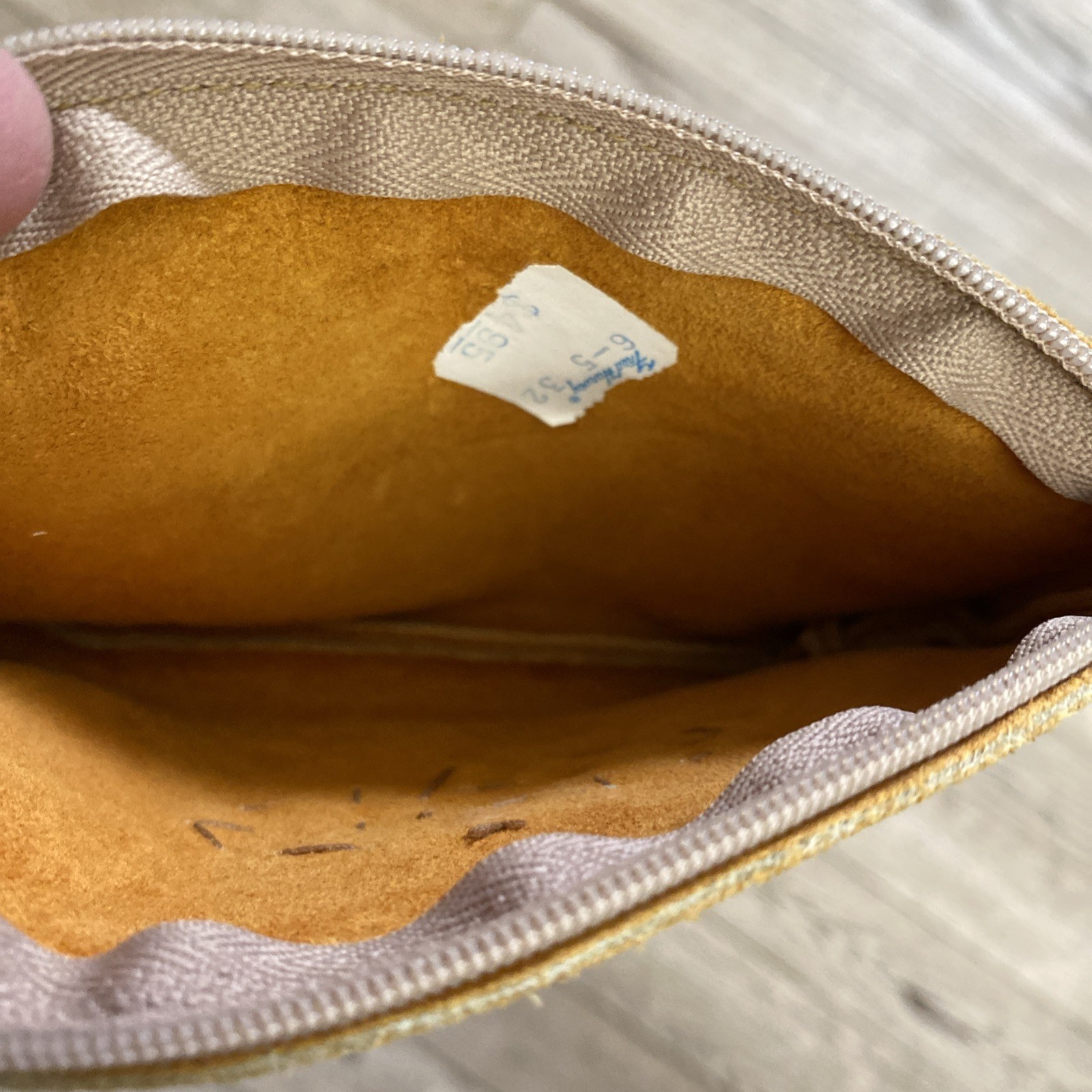 1960s Souvenir Grand Canyon National Park Leather Beaded Pouch Fred Harvey