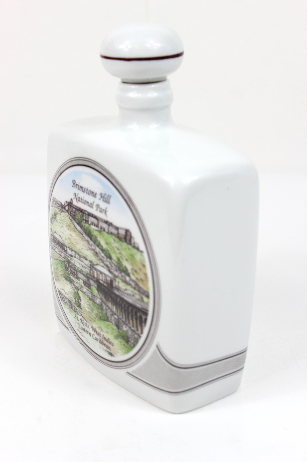 Brimstone Hill National Park Collectible Flask St Kitts West Indies Caribbean