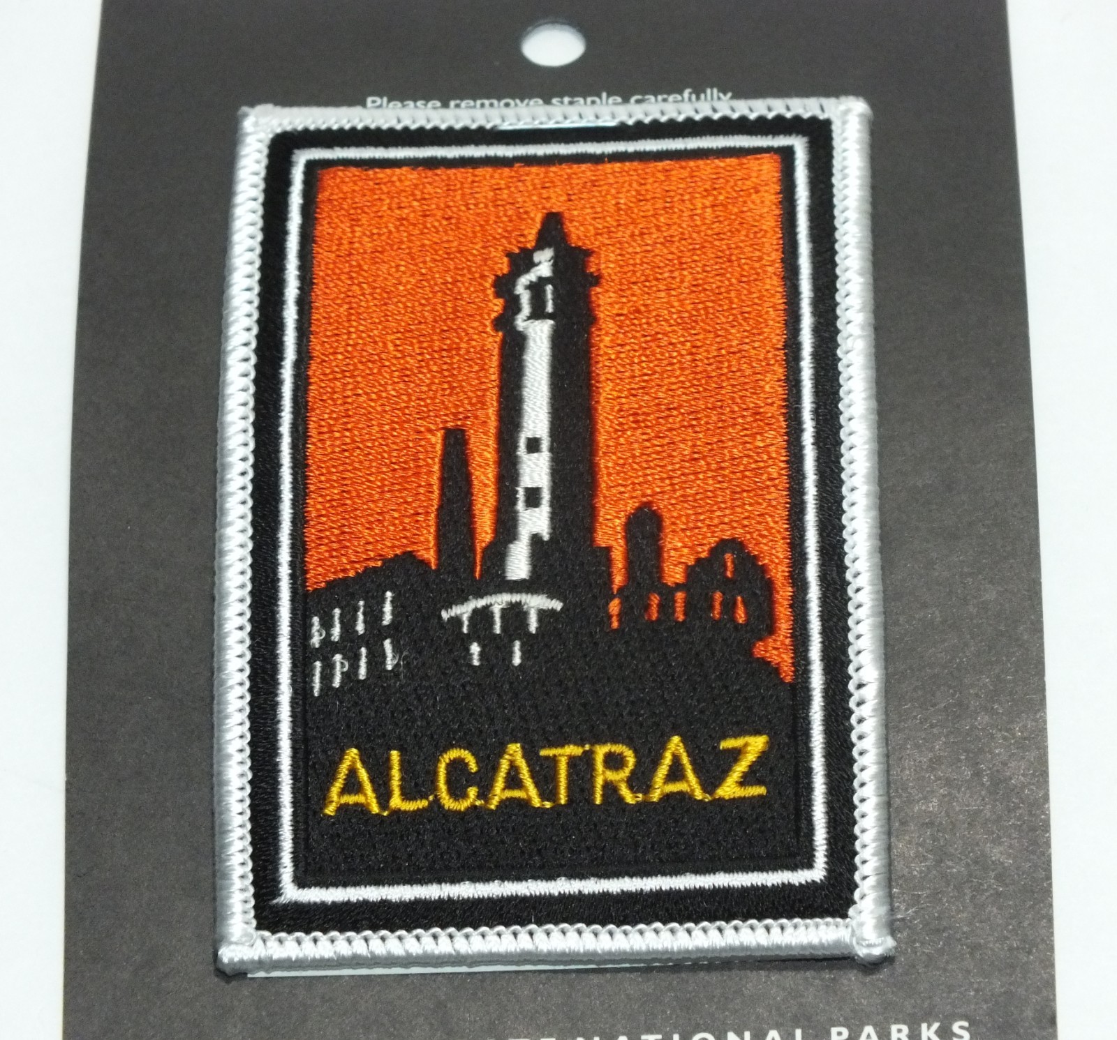 Alcatraz Patch Golden Gate National Parks Vacation Souvenir Iron On Sew On S83