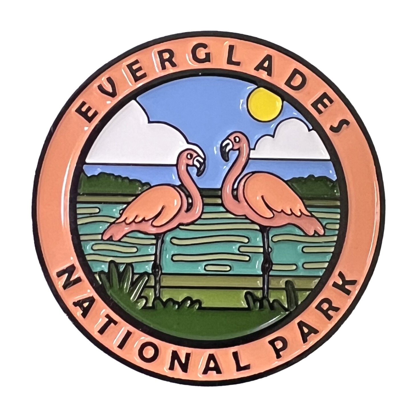 Cre8Travel Everglades National Park Collectible Magnet – Enamel Finish, 52mm New