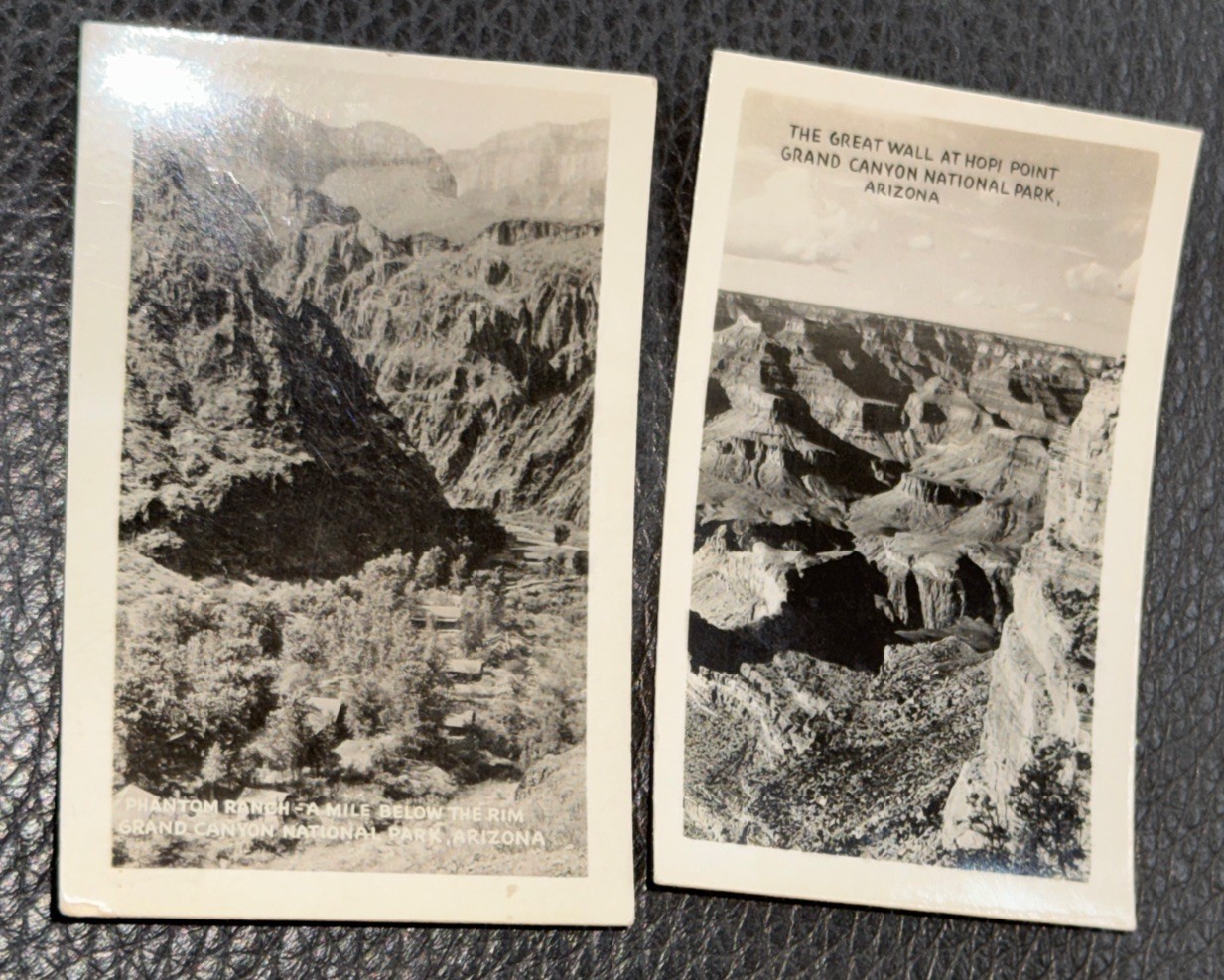 Vintage US Mail Grand Canyon National Park Souvenir Pouch 12 Photos Fred Harvey