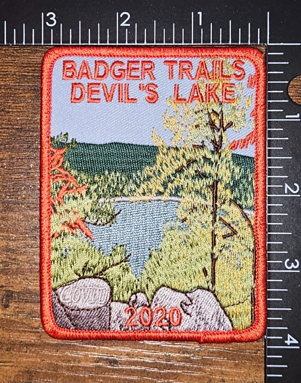 Devil’s Lake State Park Wisconsin Badger Trails 2020 Travel Souvenir Patch