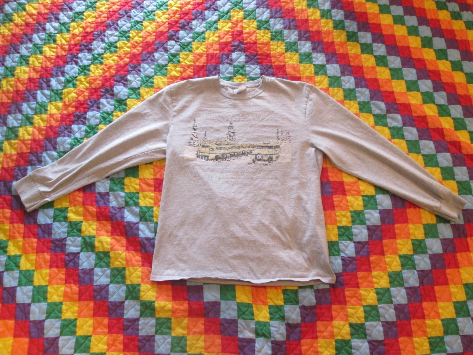 Yellowstone National Park Winter R-12 Bombardier Snowcoach T-Shirt 1965-2016