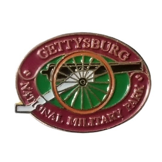 Gettysburg National Military Park Cannon Travel Souvenir Pin