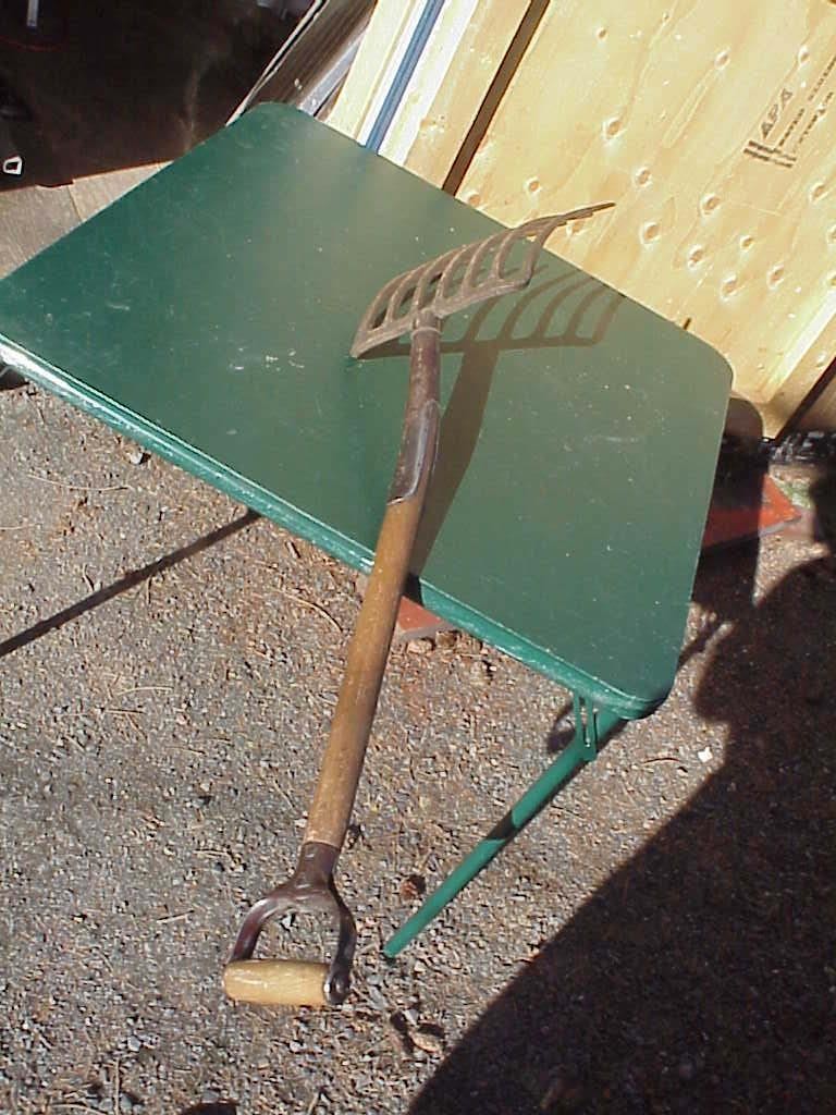 1930s Vintage CCC Camp 8 Tine Silage & Stable Manure Pitch Fork Rare USFS