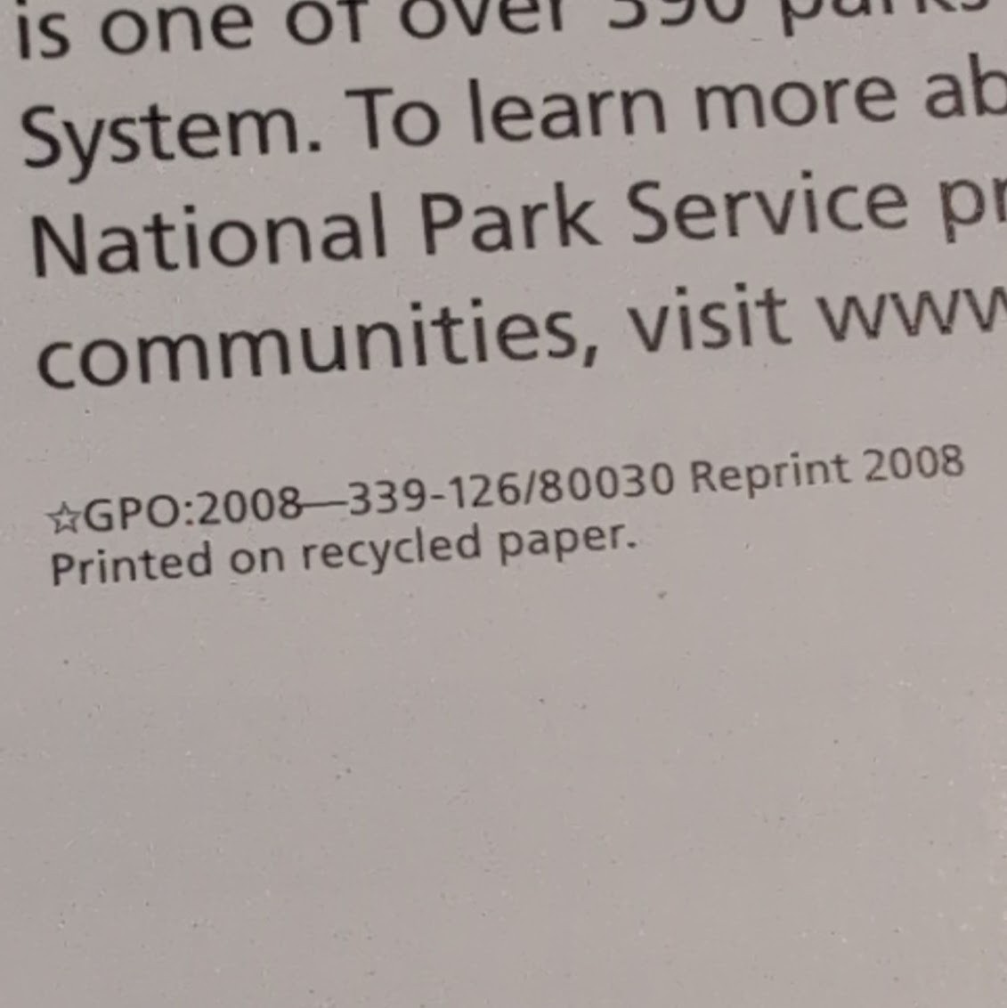 Carl Sandburg Home National Park Service NPS Unigrid GPO 2008 Reprint 2008