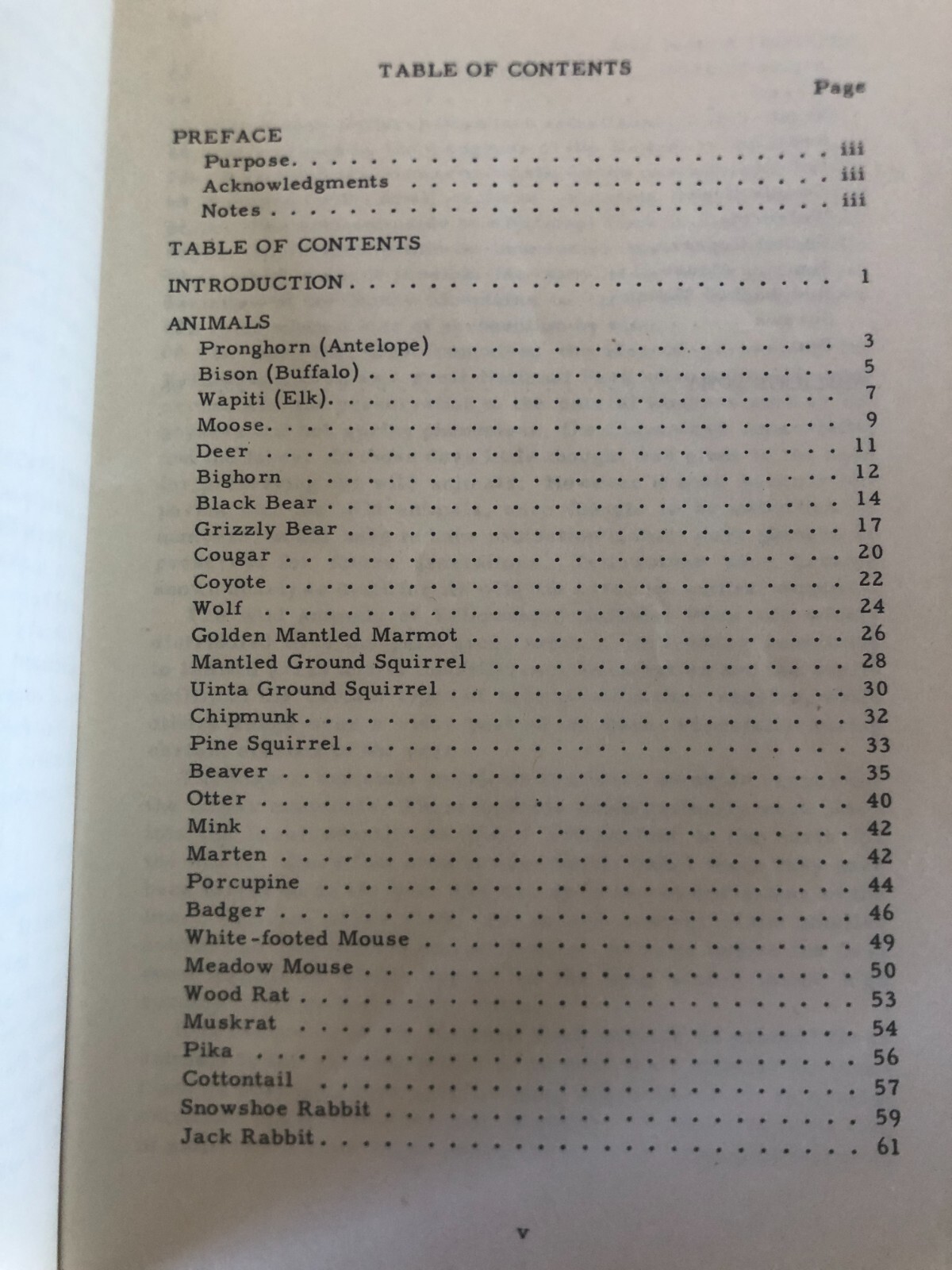 Wild Animals of Yellowstone National Park by Brodrick, Harold J. 1952