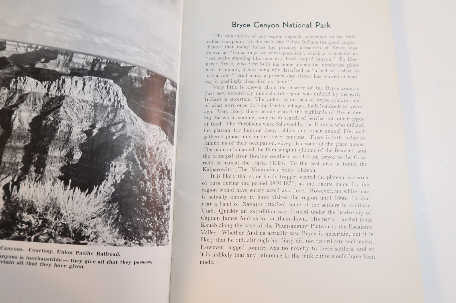 The Rainbow Canyon Country National Parks Book 1946 Zion Utah Russell K. Grater