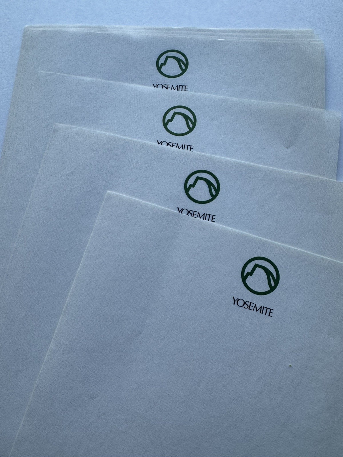 Yosemite Curry Company 1980s Letterhead, 10 blank pages, good condition