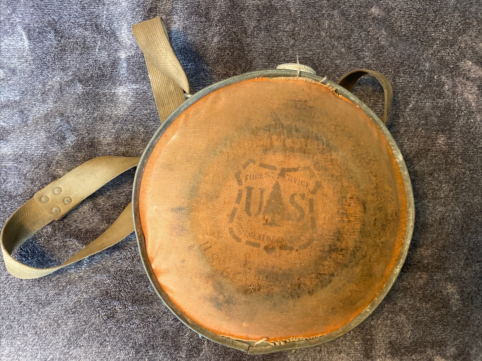 Vintage U.S. Govt Forest Service 4 Qt Oasis Canteen Insulated Canvas Cover USFS