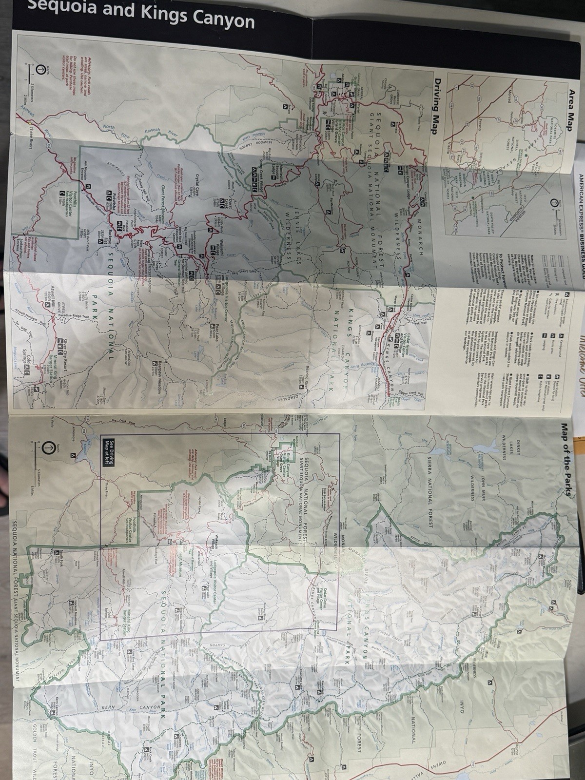 Lot Of 6 Unigrids/Brochures Major National Parks Yosemite Grand Teton Sequoia