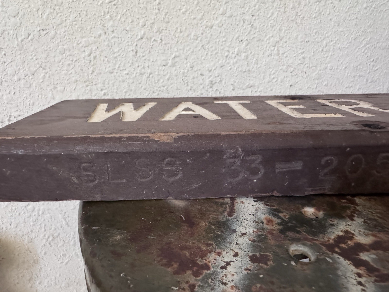 Vintage USFS US Forest Service National Park Water Wood Carved Sign nps
