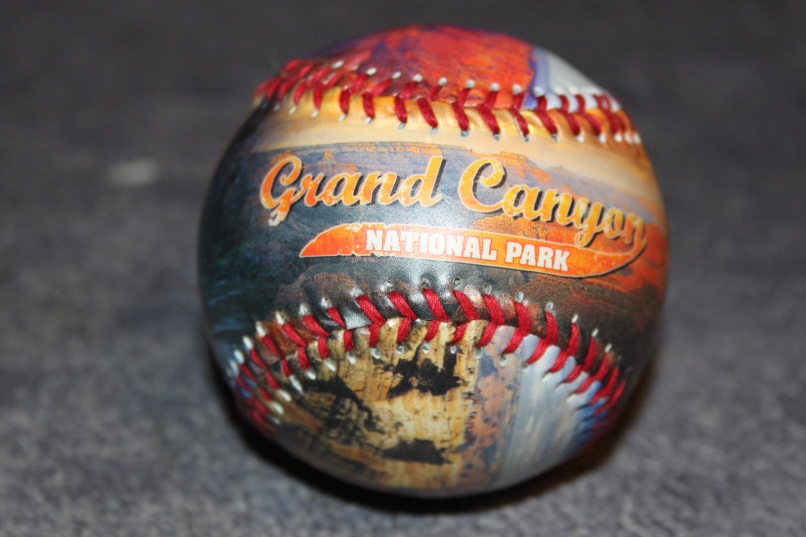 Grand Canyon National Park Souvenir Baseball with Clear Box Case