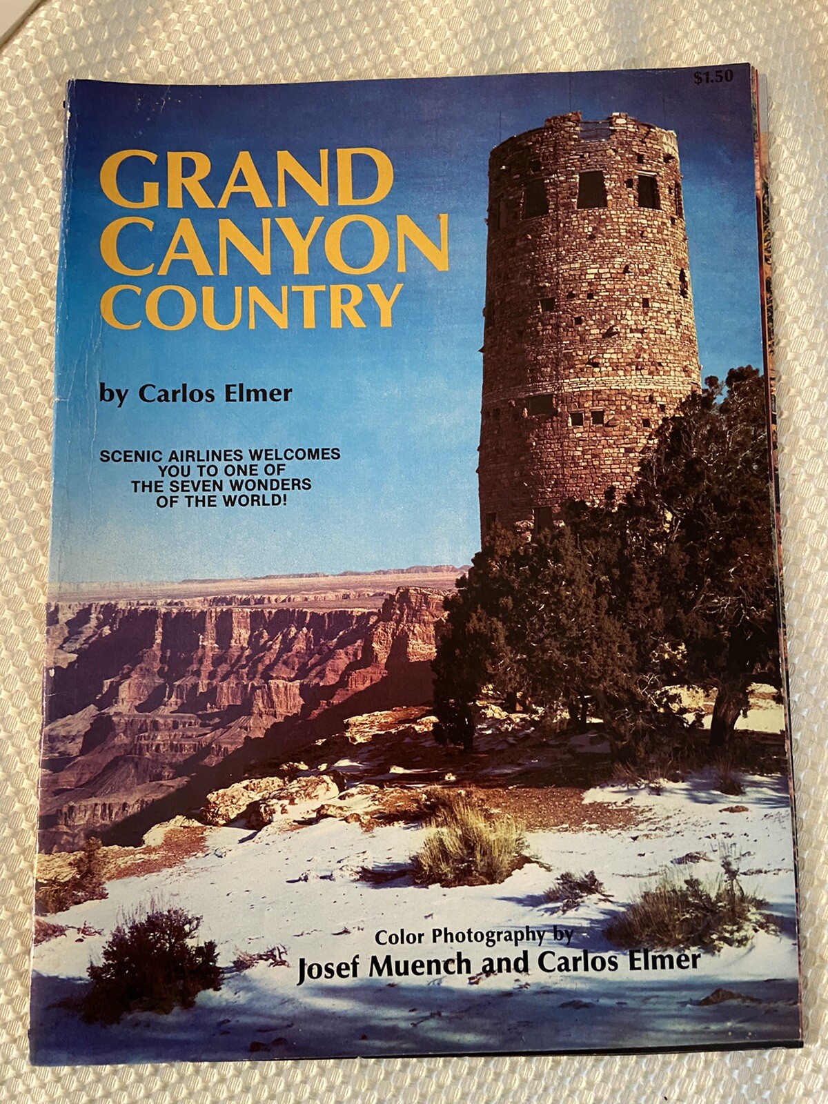 Grand Canyon Country by Carlos Elmer 1979 Scenic Photography Brochure soft cover