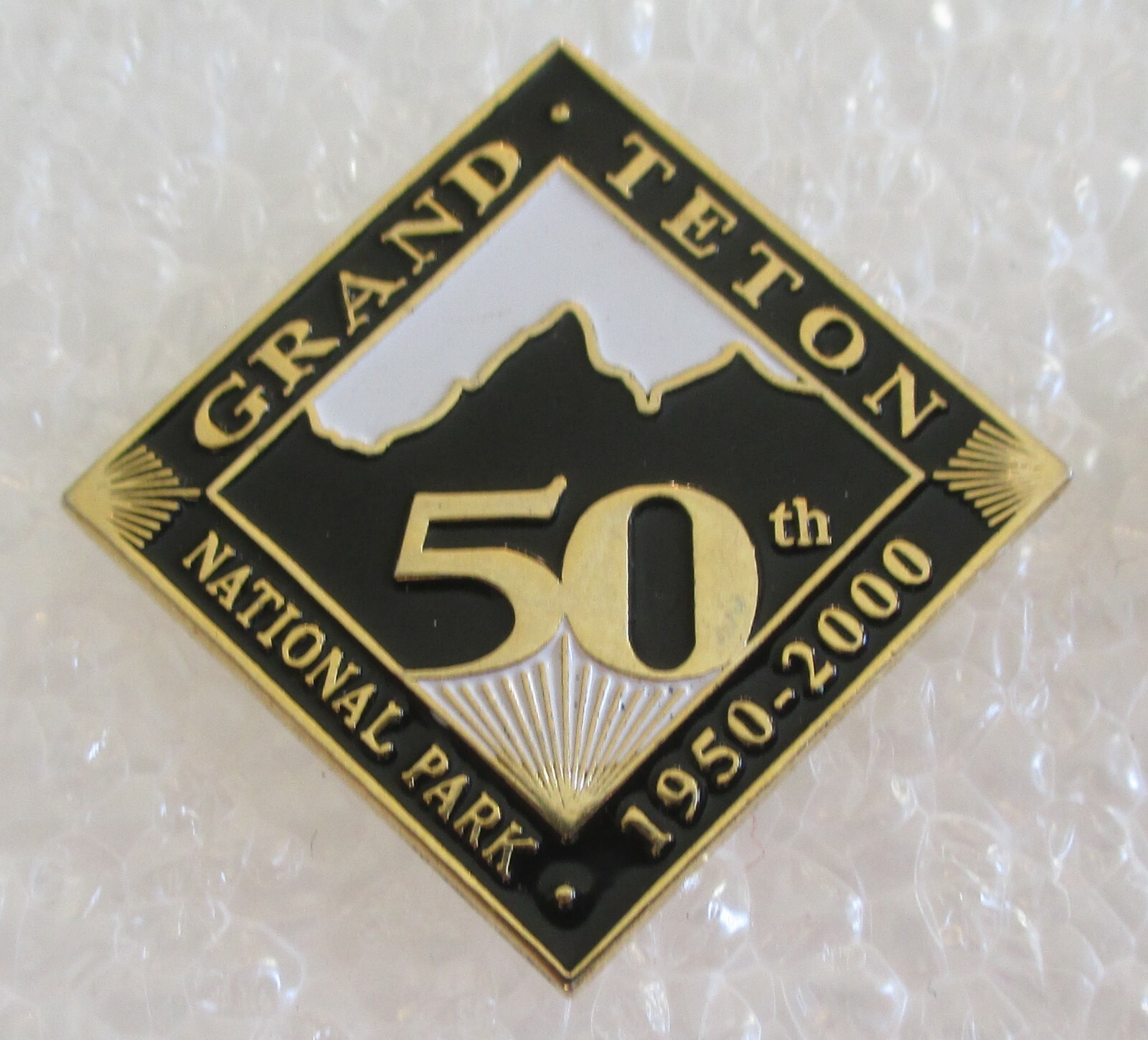 Grand Teton National Park 50th Anniversary Souvenir Pin 1950-2000 Wyoming