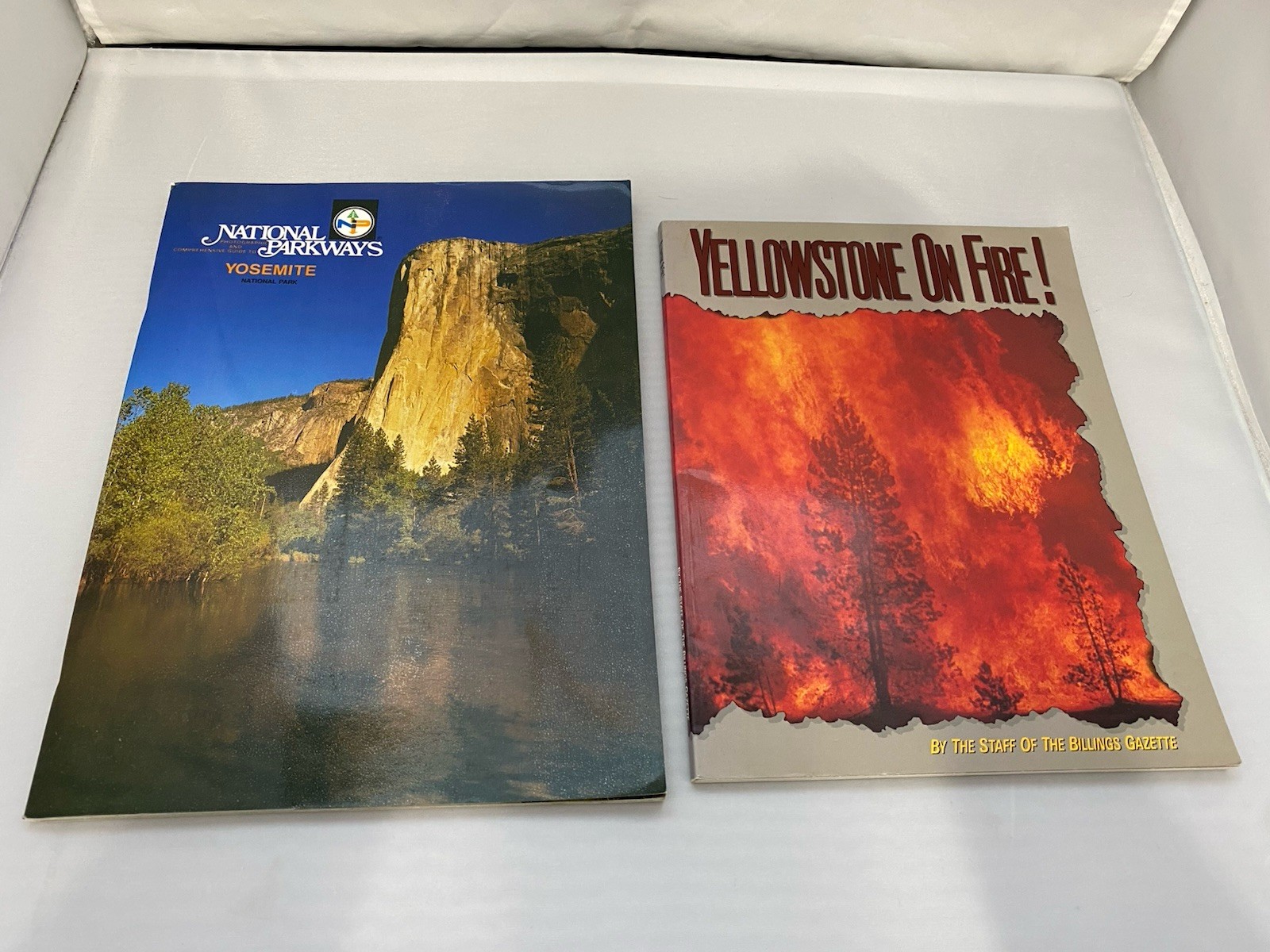 Various Vintage National Park Related Books Yosemite, Yellowstone, Teton