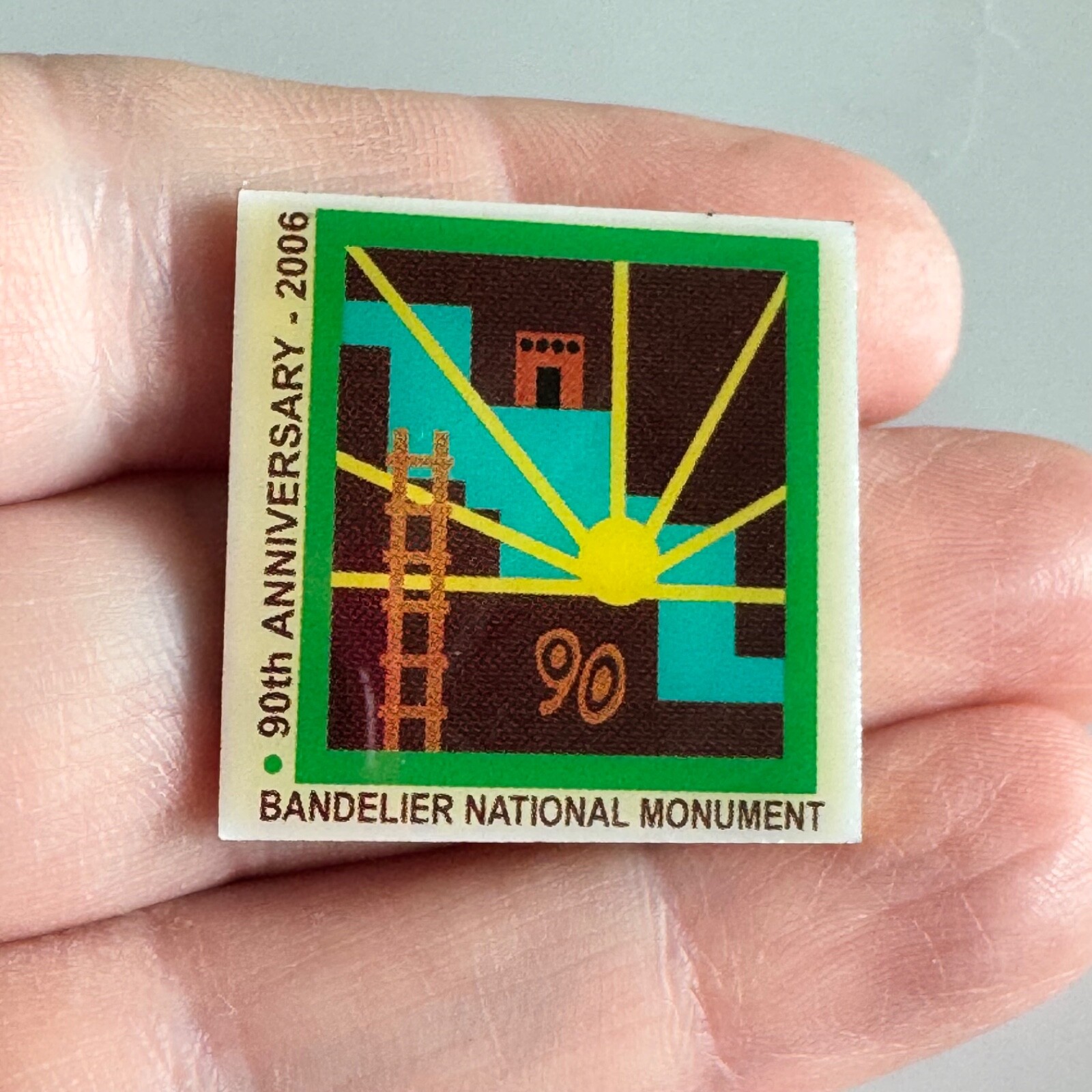 2006 Bandelier National Monument 90th Anniversary Lapel Pin Souvenir Vintage