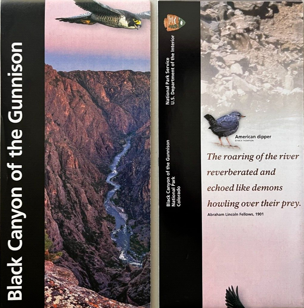 BLACK CANYON of the GUNNISON NATIONAL PARK SERVICE UNIGRID BROCHURE GPO 2024