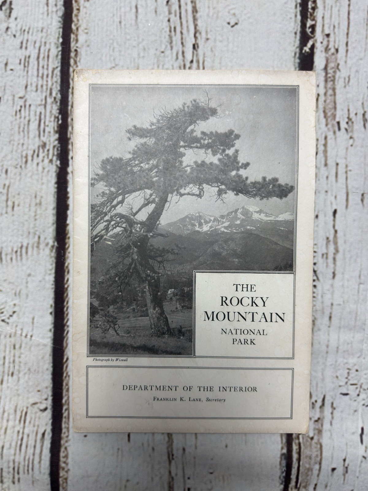 VTG The Rocky Mountain National Park Department Of The Interior Travel Look Book