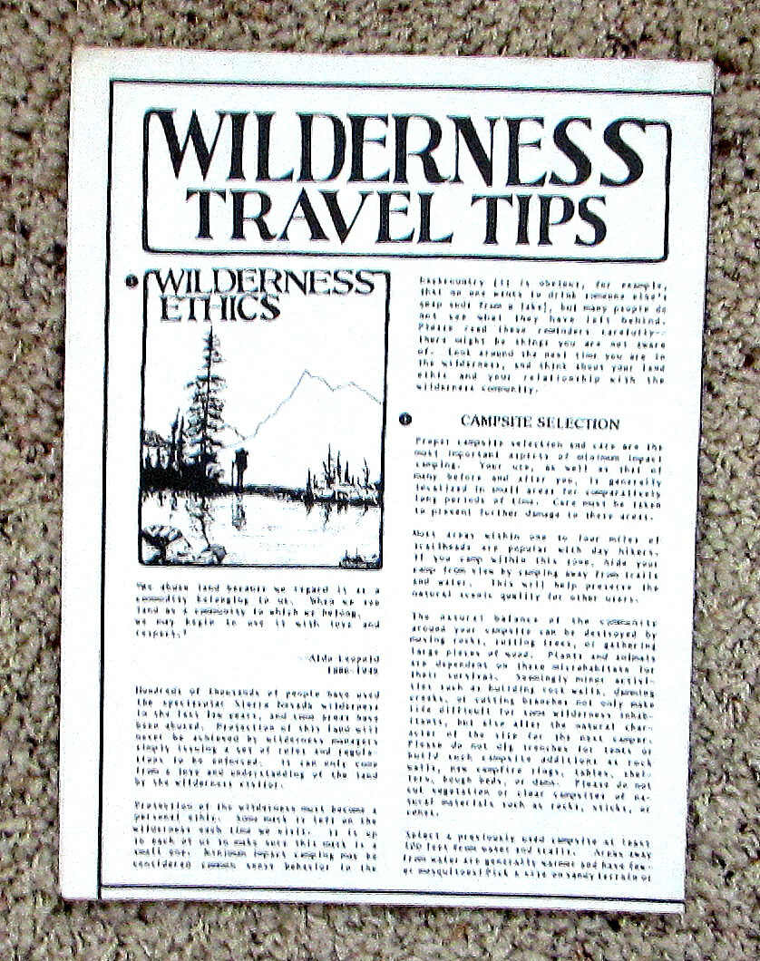 Vintage 1983 Topo JOHN MUIR WILDERNESS North – Central/South Sections FREE SHIP