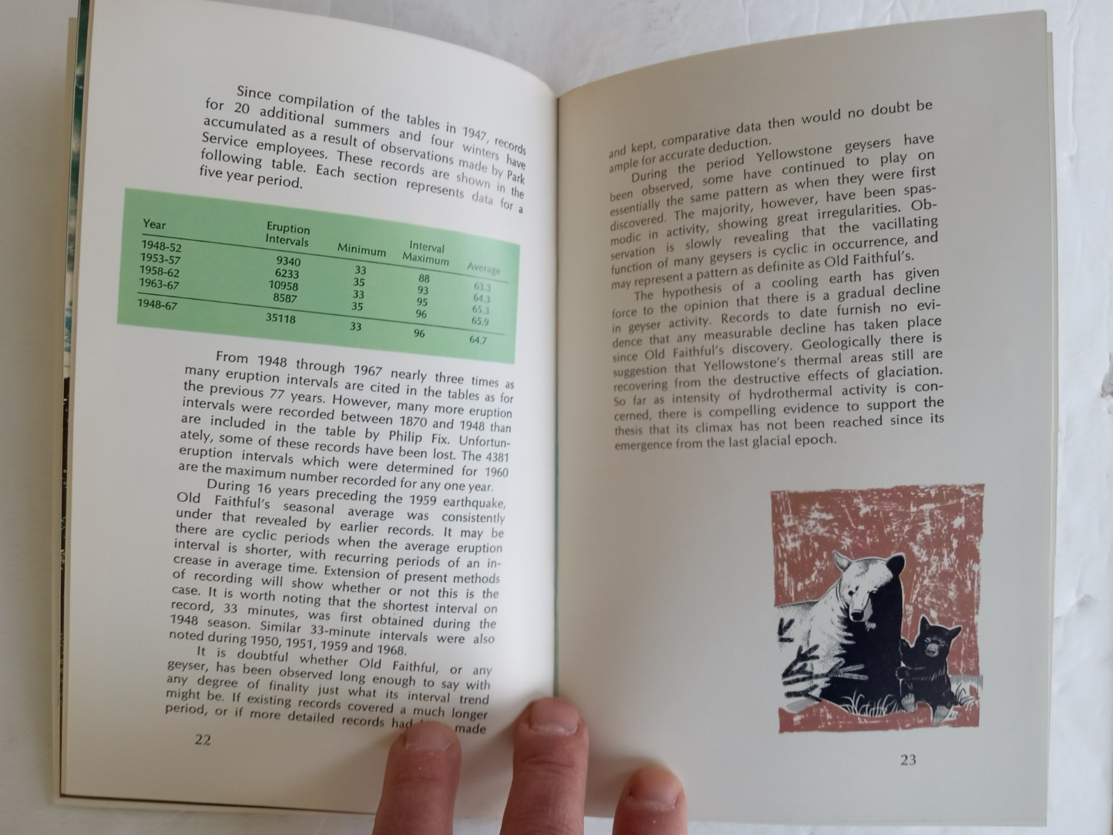 The STORY OF OLD FAITHFUL by George D. Marler 1969 Illustrated Booklet 50 pages