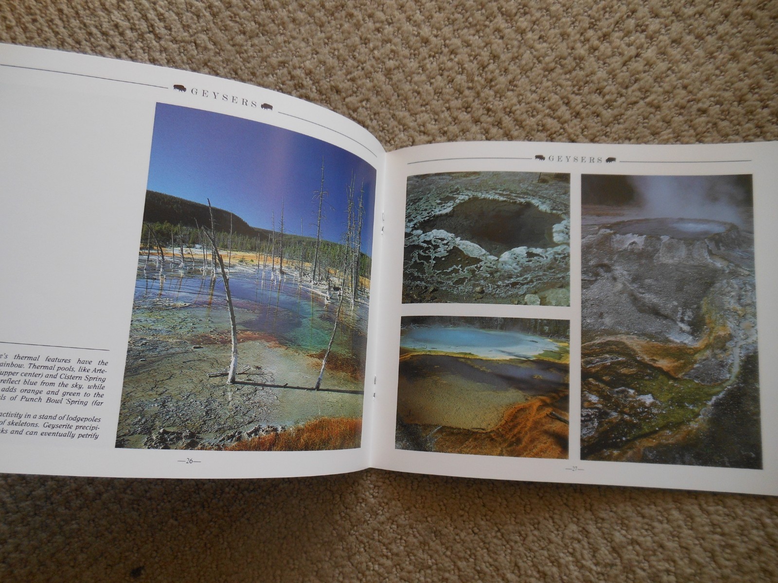 1983 Yellowstone Explorers Guide Carl Schreier National Park Hot Springs Geysers