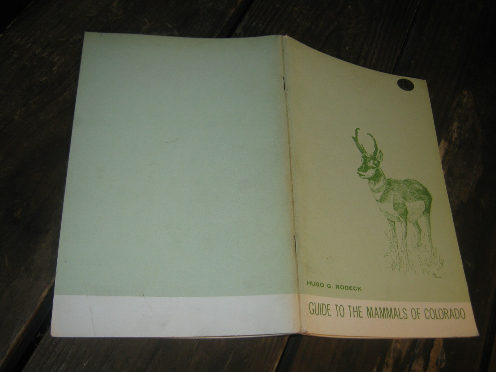 1967 Guide To The Mammals Of Colorado book by Hugo G. Rodeck