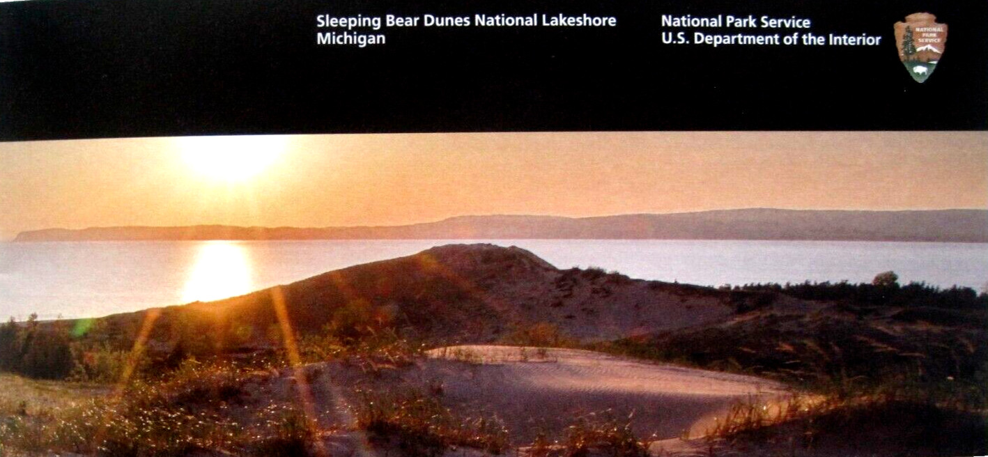 Sleeping Bear Dunes Lakeshore National Park Service Unigrid Brochure Map