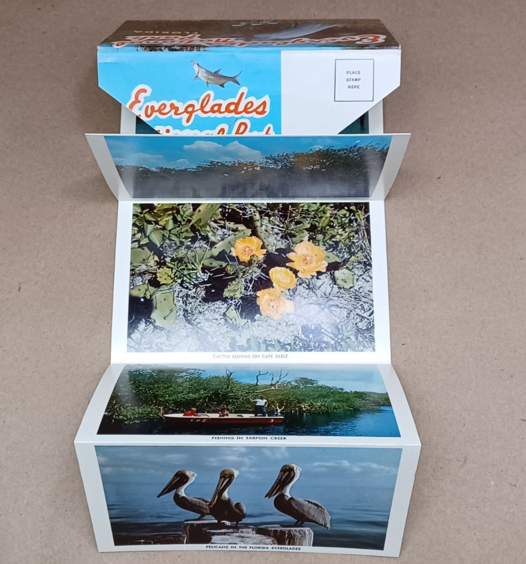 Everglades National Park (14 Views in Color) – Vintage 1962 Souvenir Postcard