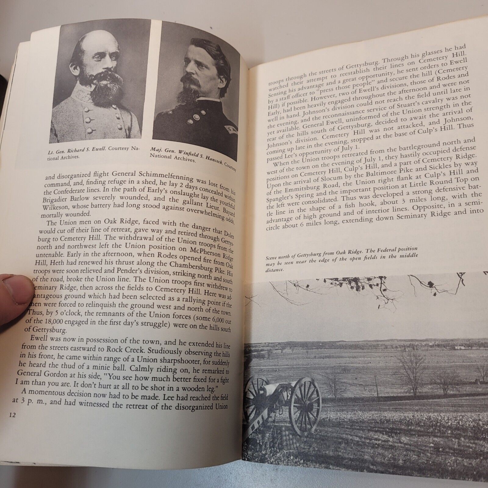 Gettysburg Civil War Battlefield Historical Booklet 1962 F.D. Briscoe Paintings