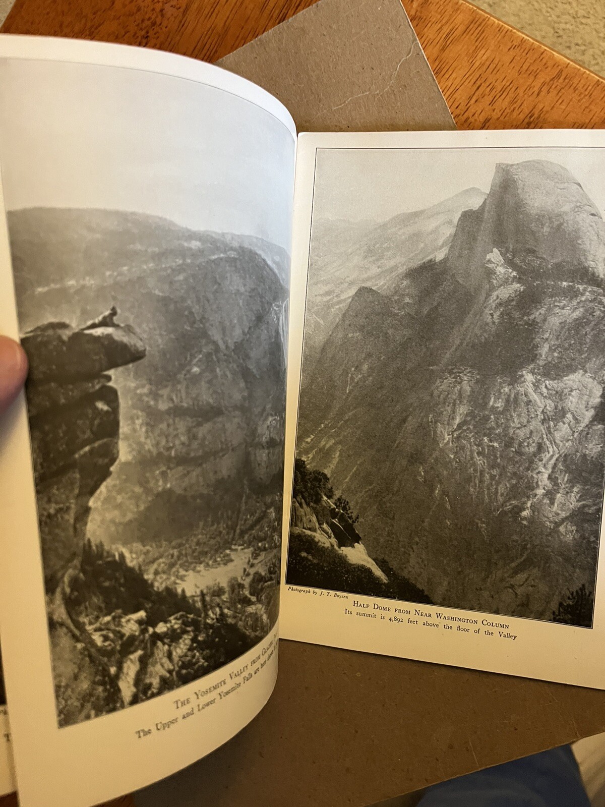 Vintage Yosemite National Park Photo Guide Paperback book