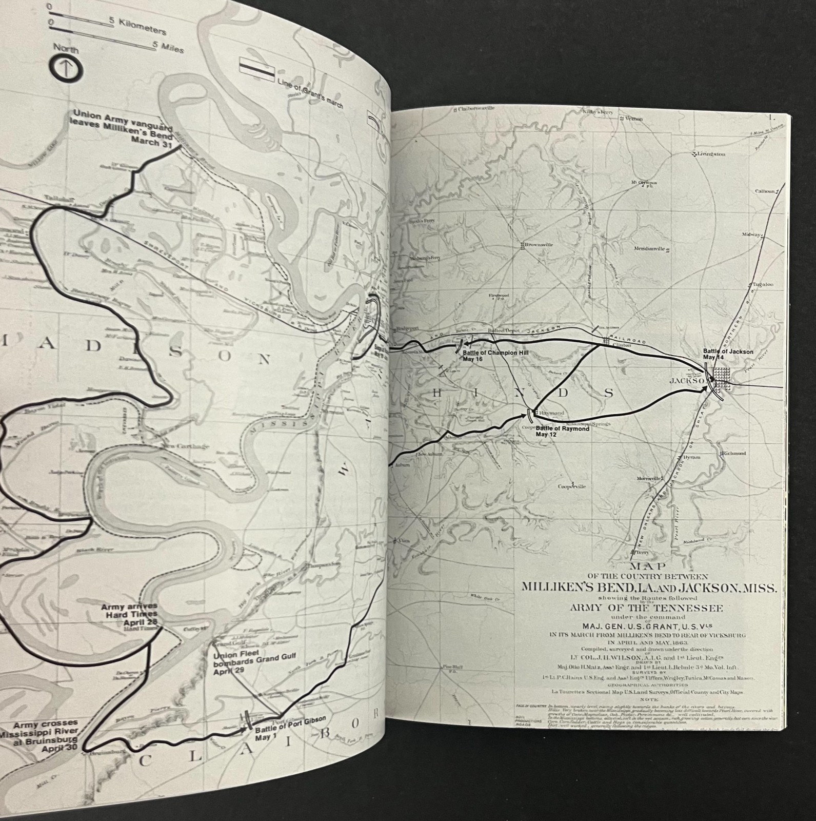 1985 Vicksburg MS National Park Service Battle Guide Vintage Official Handbook