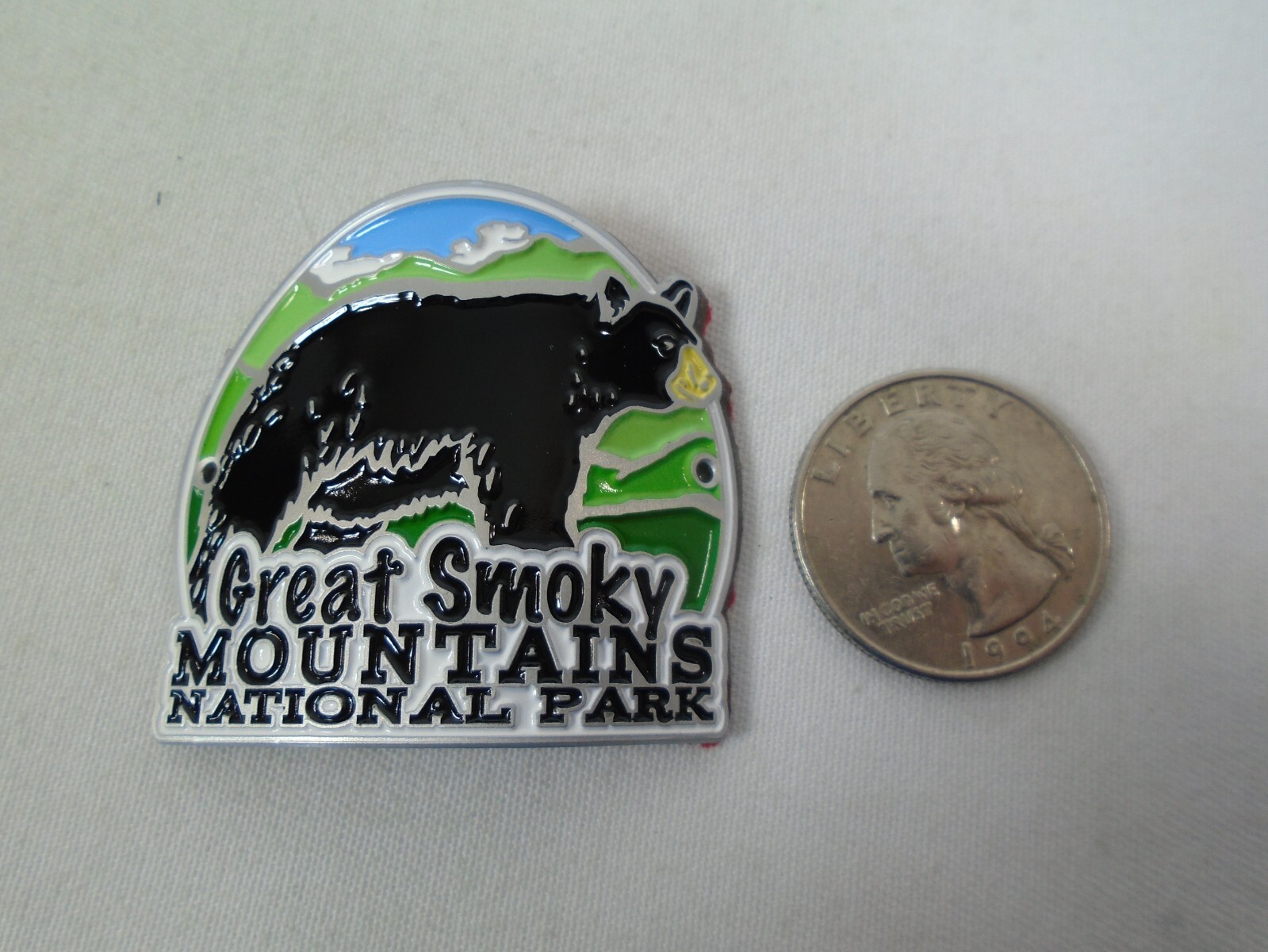 Great Smoky Mountains National Park Black Bear Hiking Stick Medallions