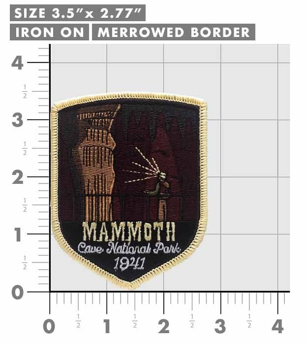 Mammoth Cave National Park Patch Iron-On Applique Souvenir Gift