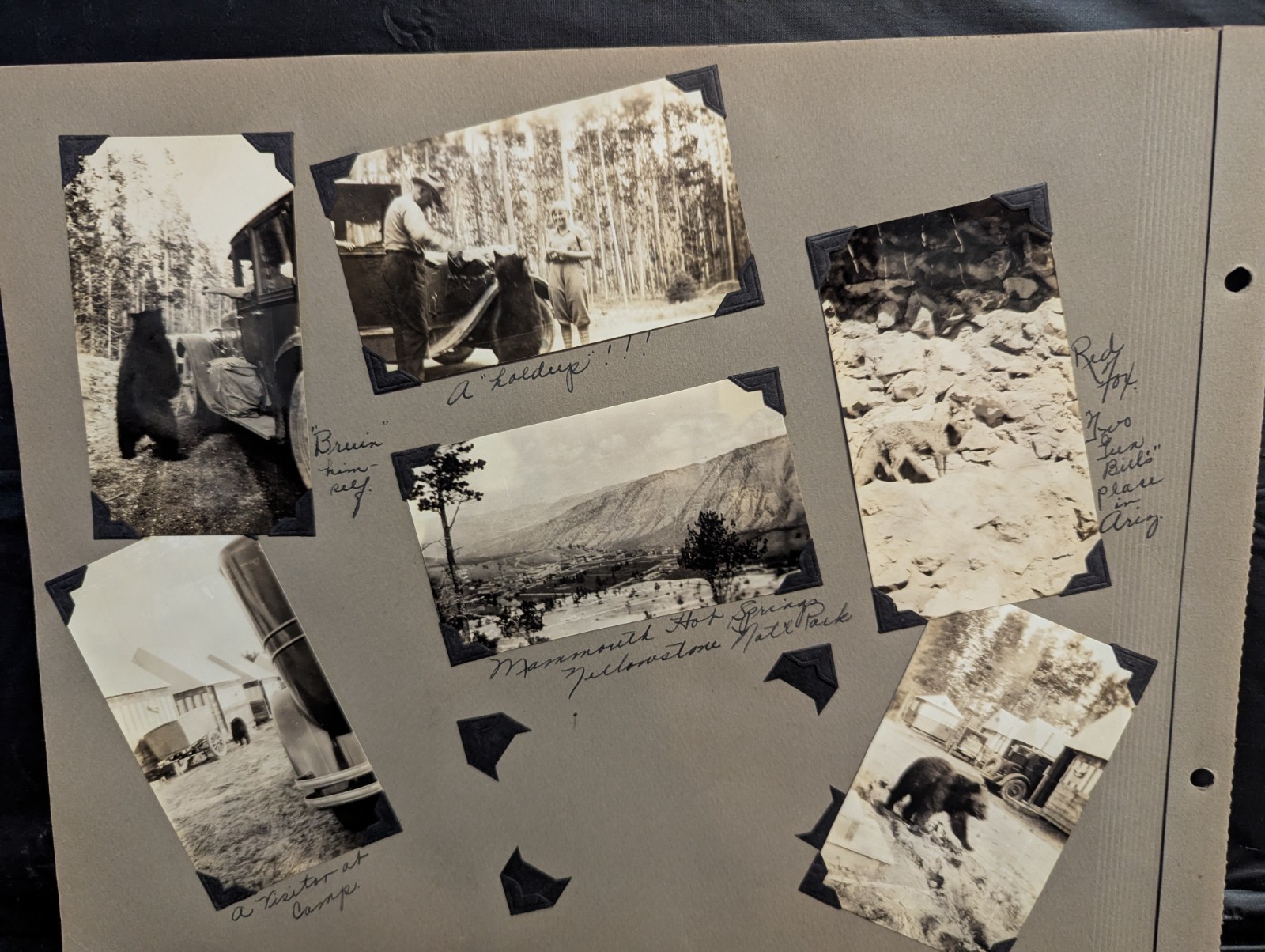 Vintage 1920’s Yellowstone Nat’l Park Photos