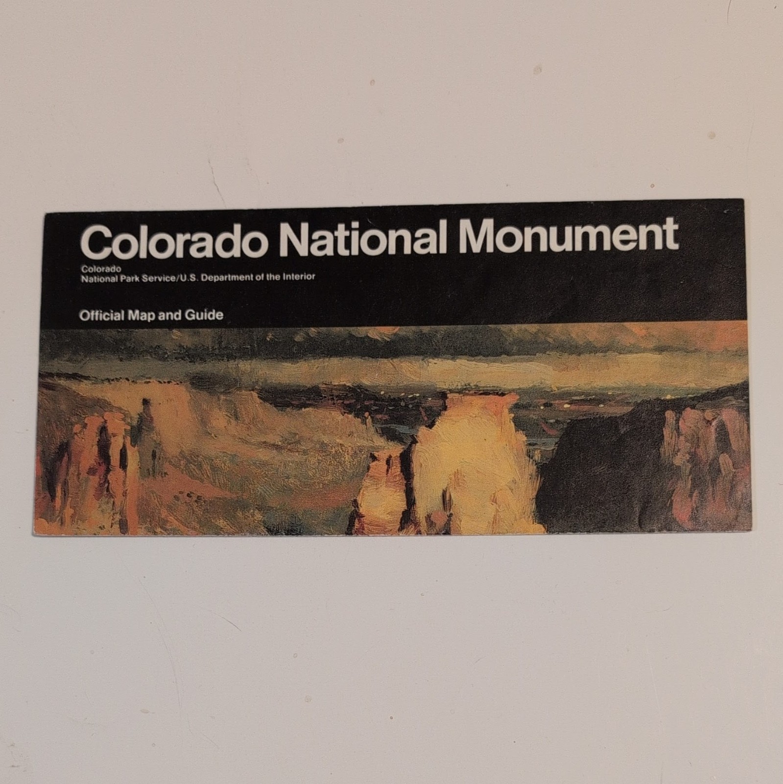 Colorado Nat’l Monument National Park Service NPS Unigrid GPO 1996 Reprint 1995