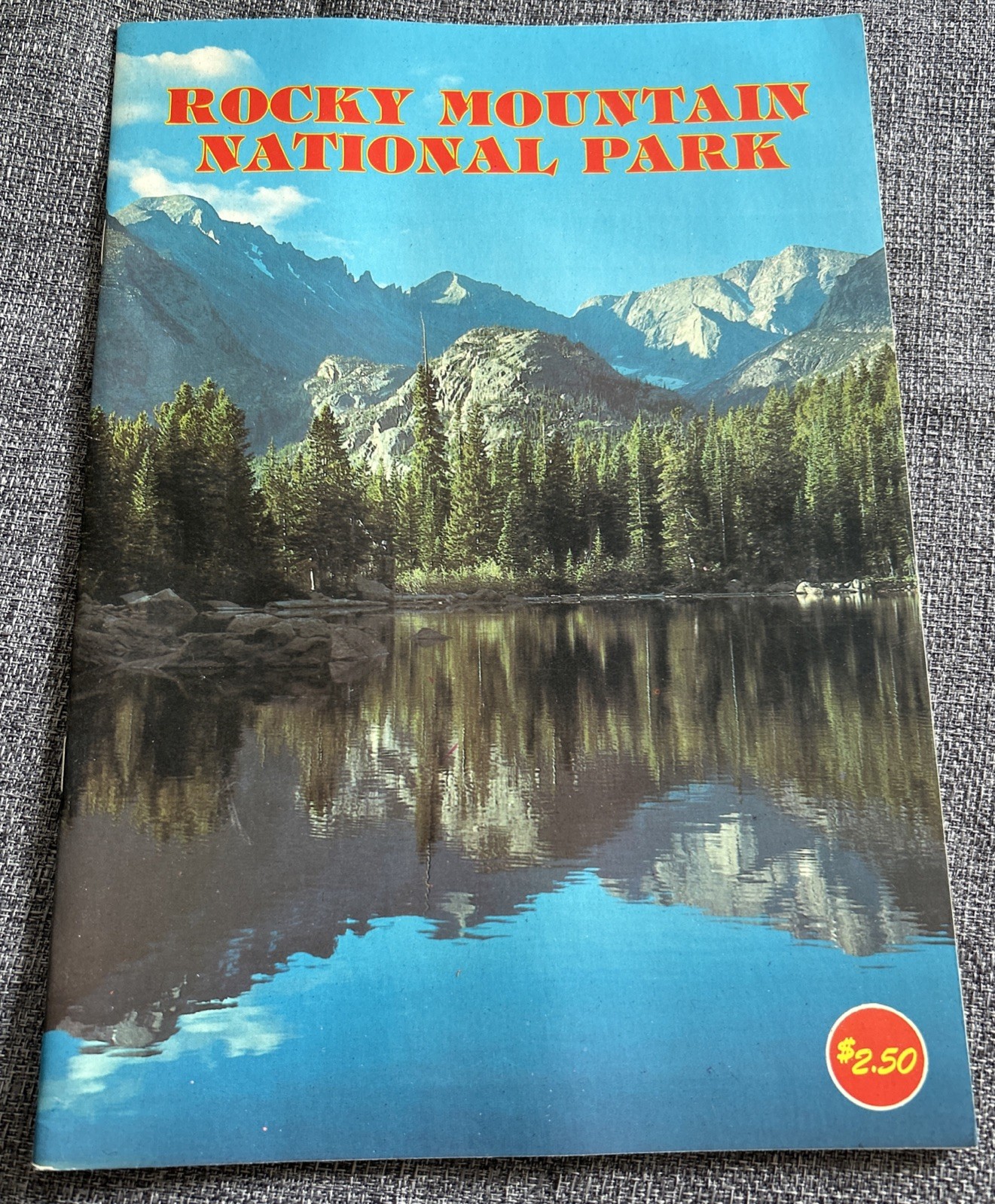 Vintage Rocky Mountain National Park Booklet Brochure 1970s Estes Park 10” X 7”
