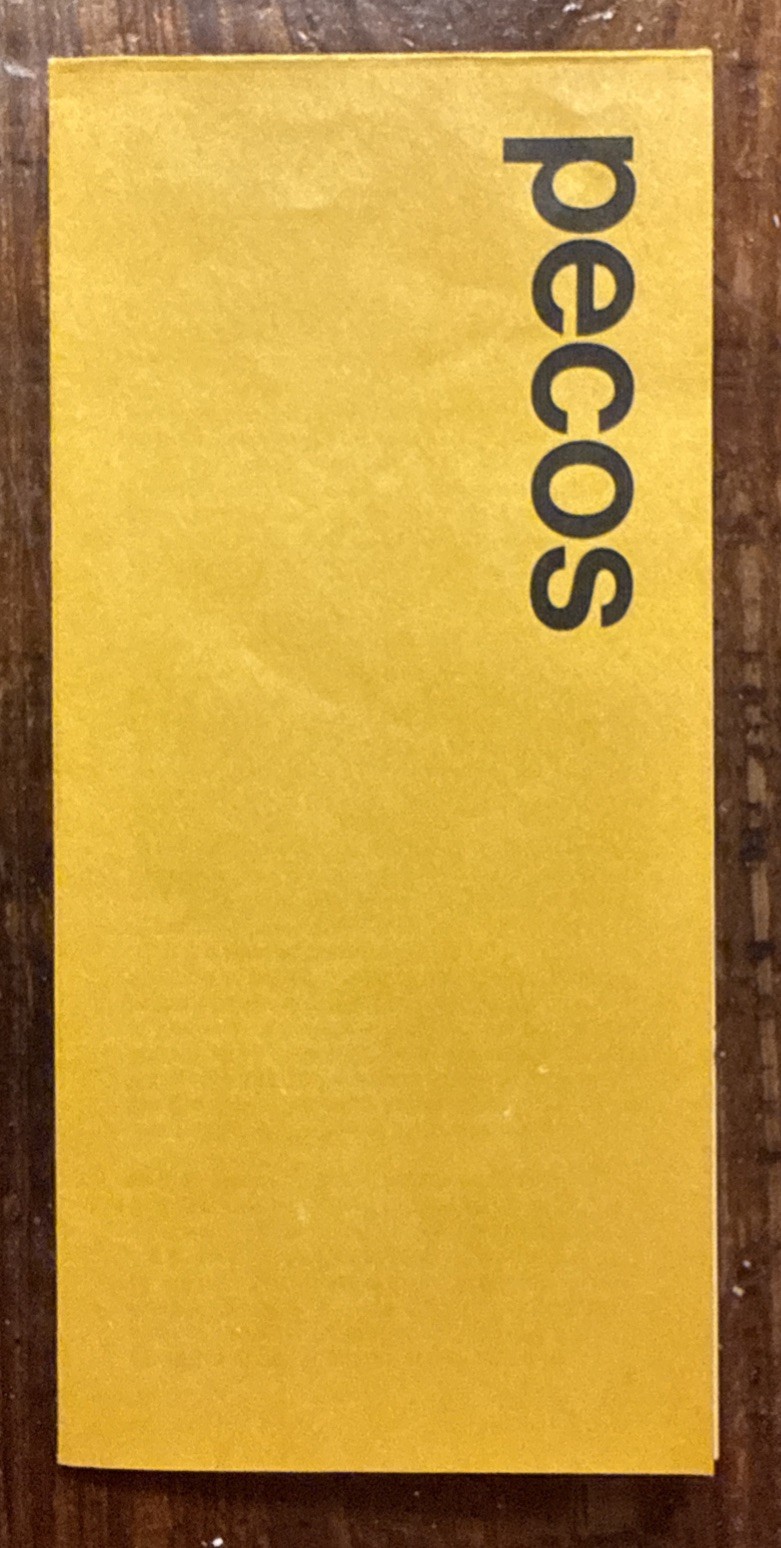 1976 Pecos National Historic Park New Mexico NPS Guide Vintage Travel Brochure