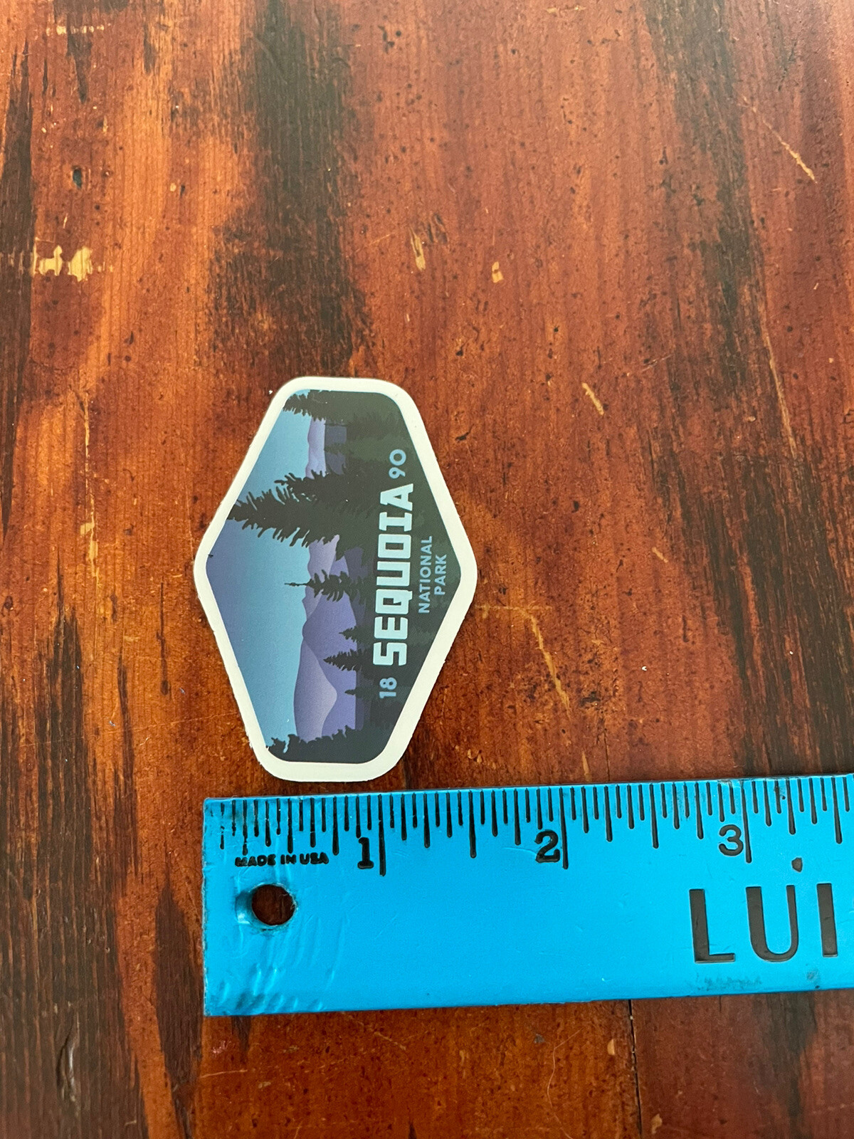 1890 Sequoia National Park Outdoor Wilderness Sticker Decal