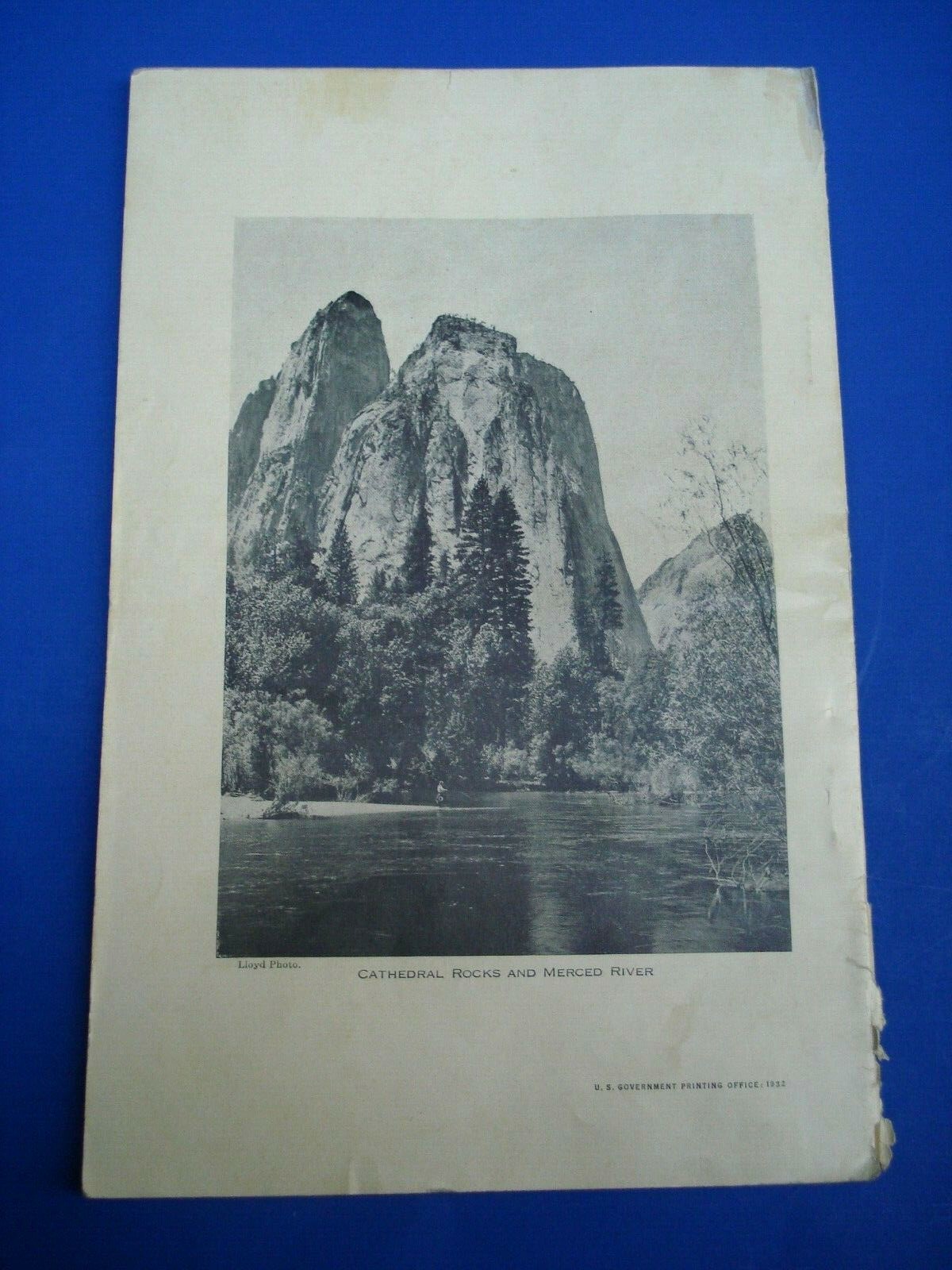 YOSEMITE National Park 1932 Circular 2 Fold-out MAPS Booklet Brochure 82 Pages