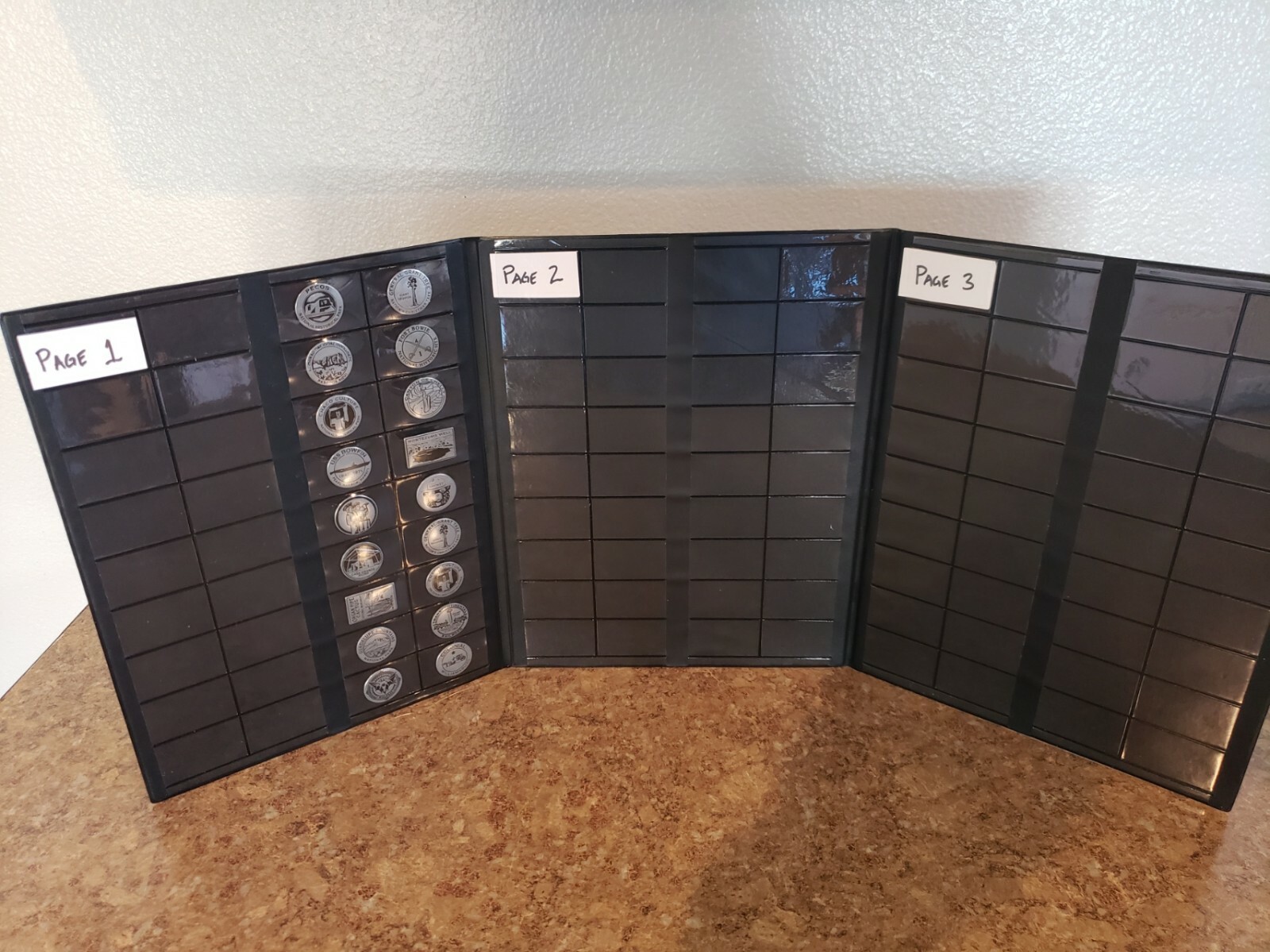National Park Token Album / Elongated / Pressed Penny Album Holds 144 items