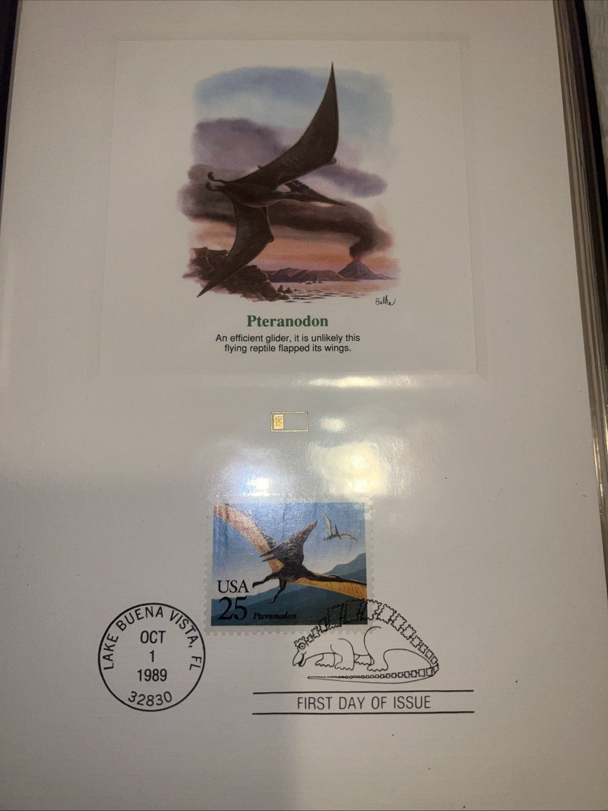Prehistoric Animals – & First Day Cover Set Dinosaur Stamps