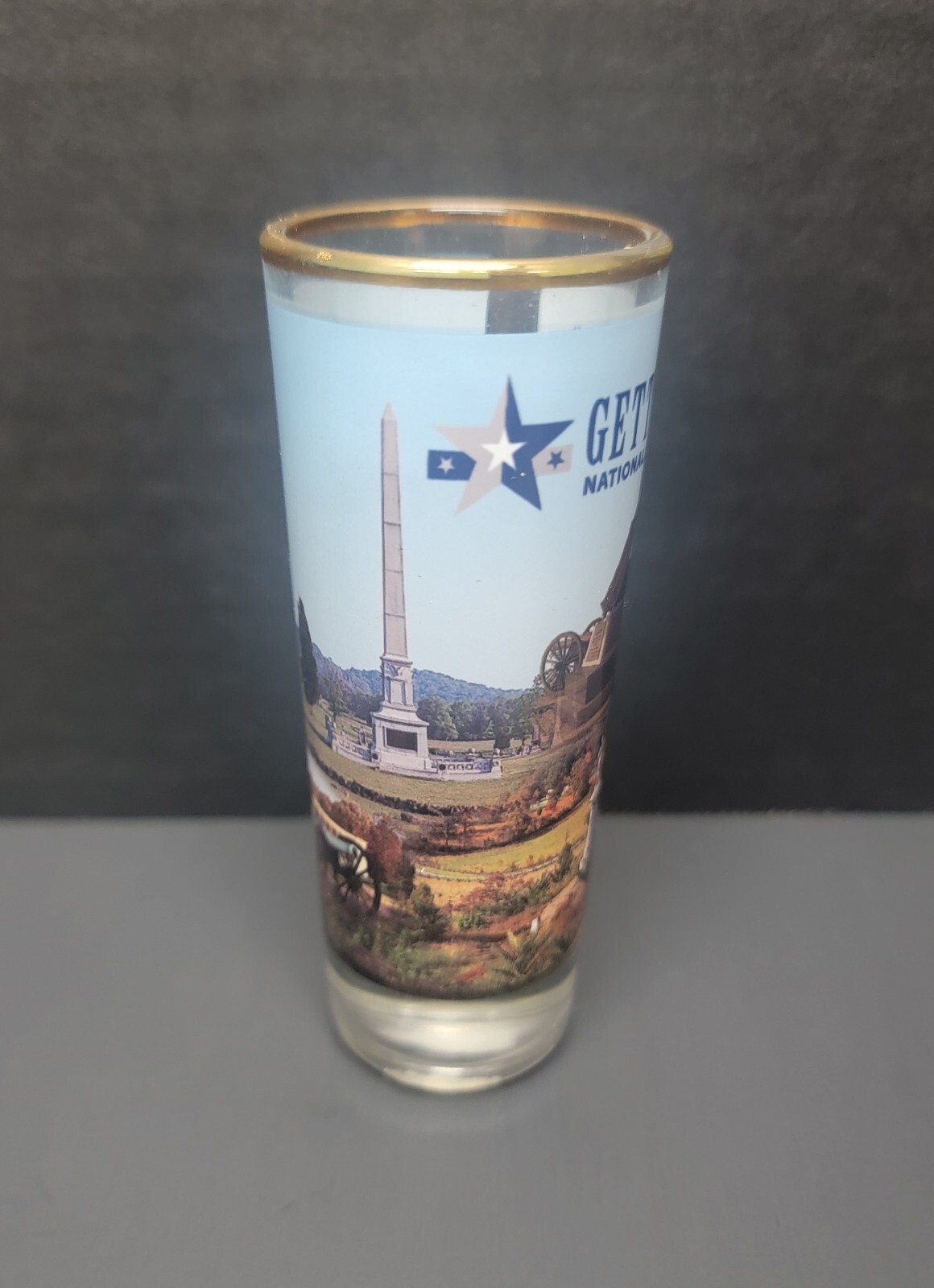 Gettysburg National Military Park Tall Shot Glass