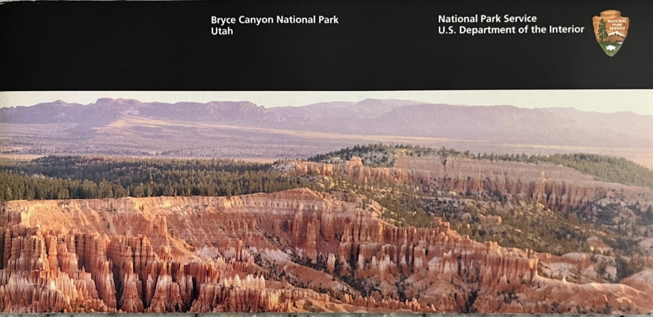 Vintage 2008 BRYCE CANYON NP NATIONAL PARK SERVICE UNIGRID BROCHURE/MAP New