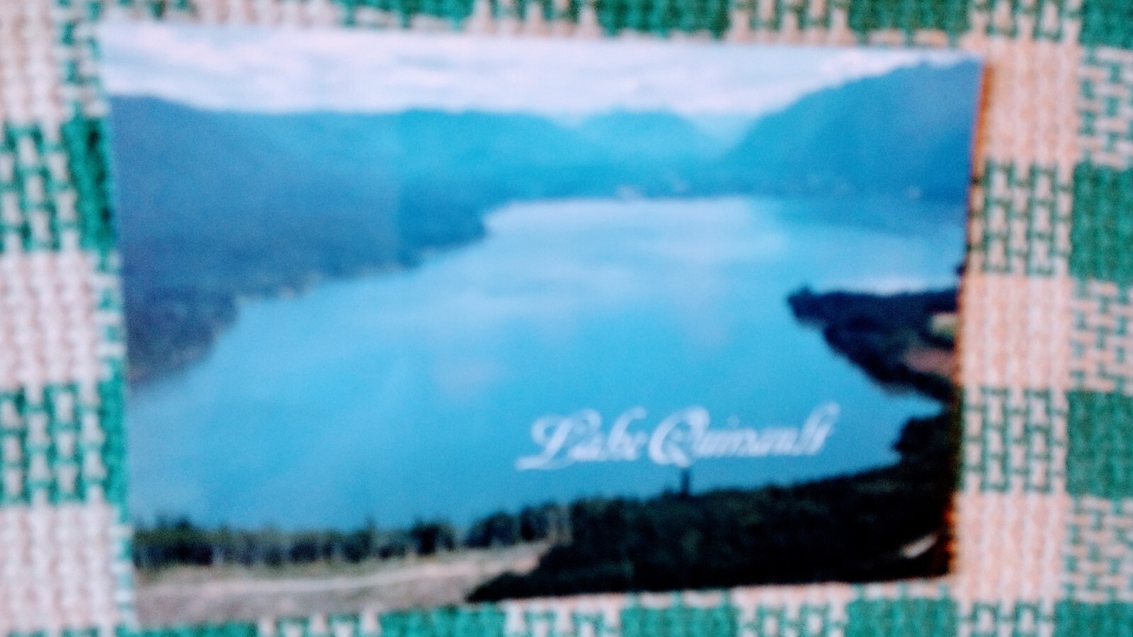 BEAUTIFULCHROME POST CARD LAKE QUINAULT WASHINGTON OLYMPIC NATIONAL PARK