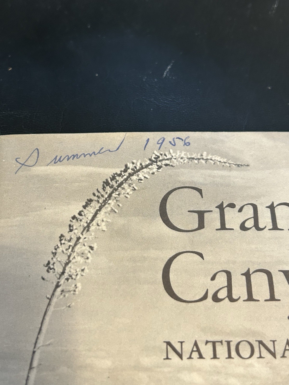 1956 Grand Canyon National Park Dept Of Interior 16 Pg Booklet