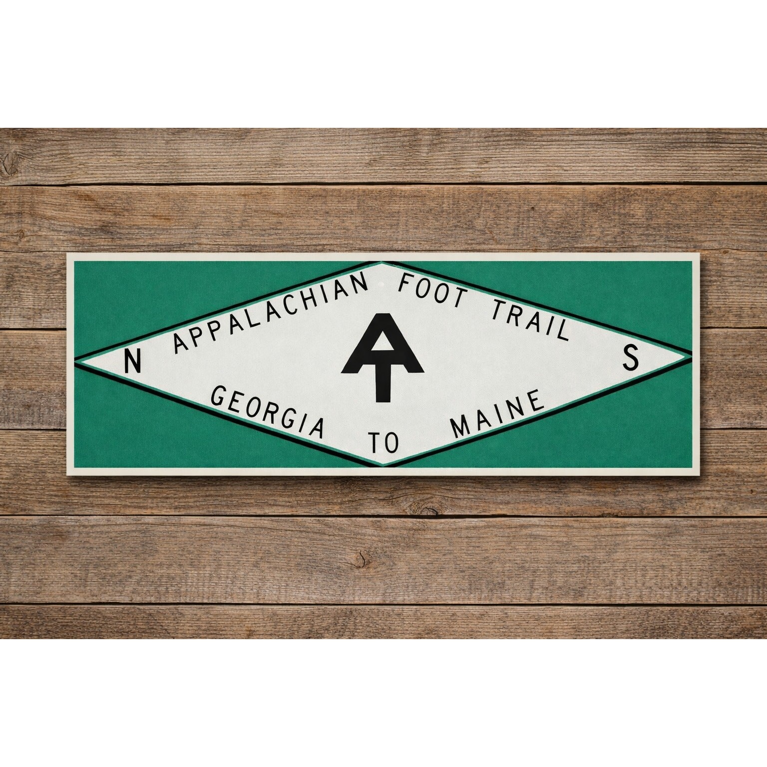 Appalachian Foot Trail Sign Route Marker Georgia To Maine National Scenic Trail