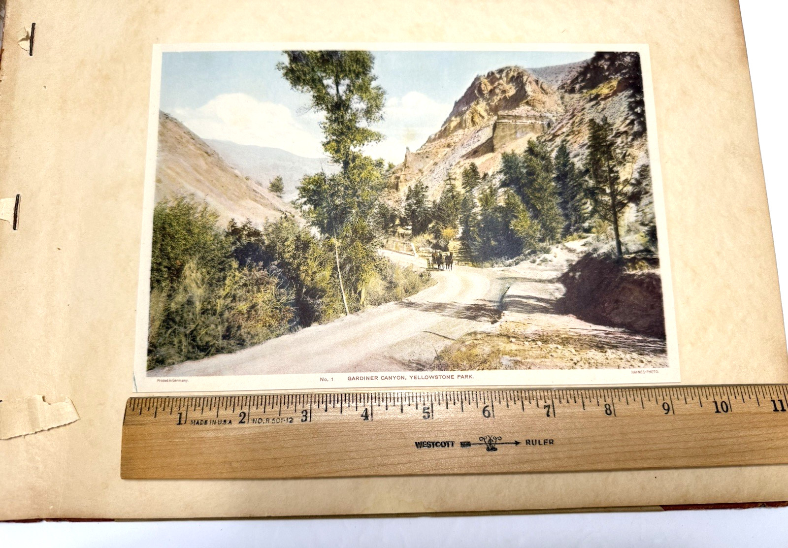 F. Jay Haynes Yellowstone Park 20 Color Photo-Gravure Prints Album 1900’s READ