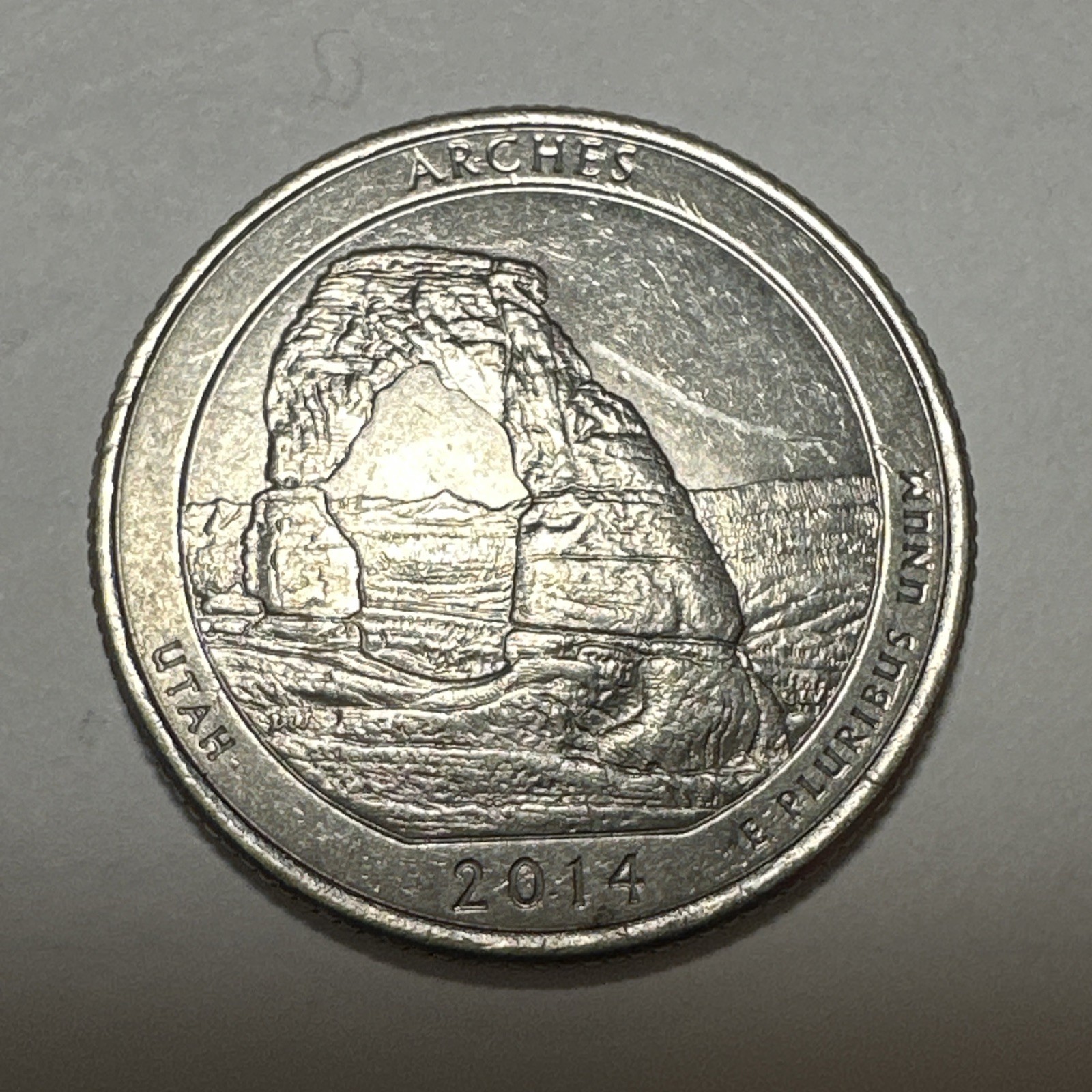 2014-P Arches National Park 25c Circulated Coins Nice 💎
